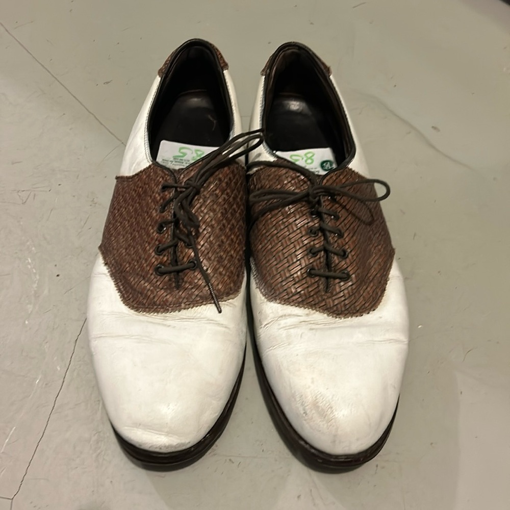 Allen Edmonds Redan Leather Golf Shoes Men’s 11D